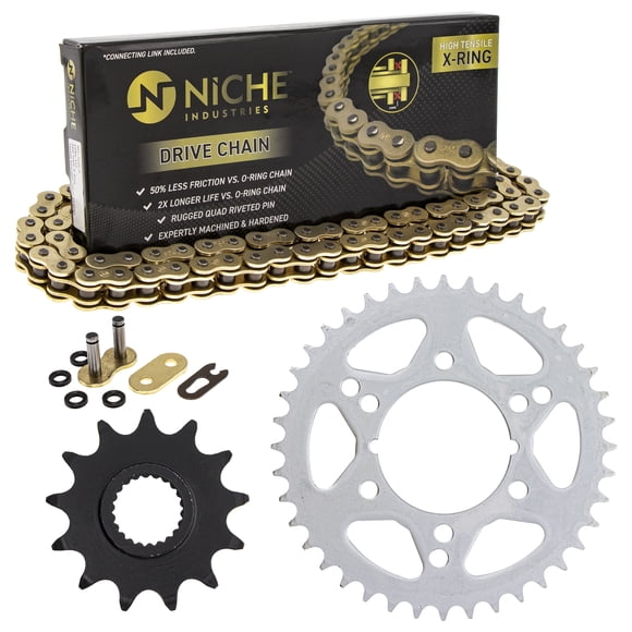 Niche Sprocket Chain Set for Polaris Trail Boss 250 13/40T 520 X-Ring ATV MK1004964