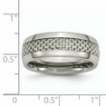 thumbnail image 6 of Titanium Polished w/Grey Carbon Fiber Inlay 8mm Band, 6 of 11