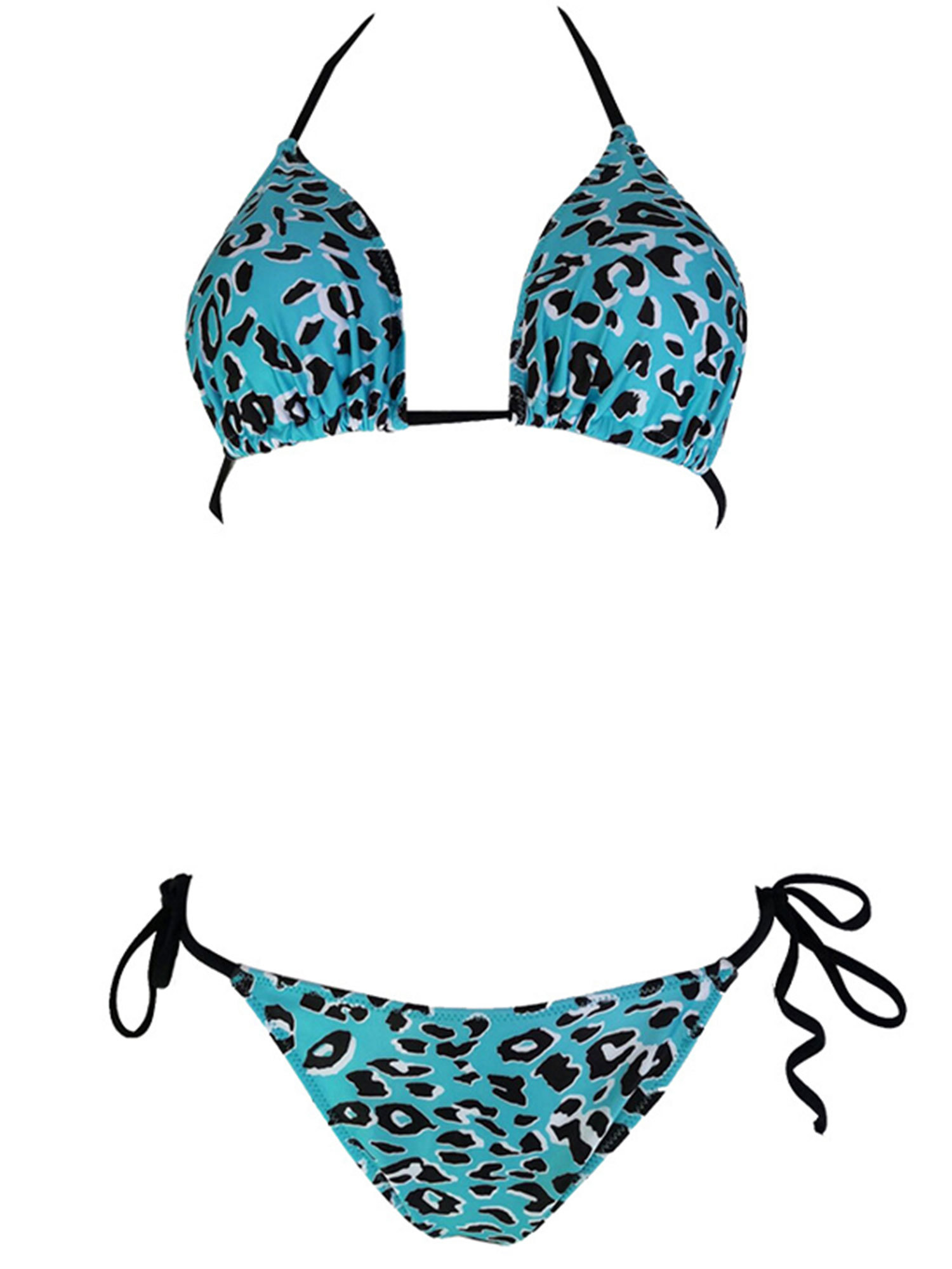 UPAIRC Women Sexy Bikini Thong Set Bathing Suit Push Up Padded Bra