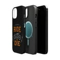 thumbnail image 2 of DistinctInk MagSafe Tough Case for Apple iPhone 13 (6.1" Screen) - Motorcycle - Shockproof Protection, 2 of 6
