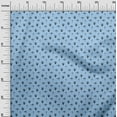 thumbnail image 3 of oneOone Cotton Poplin Grayish Blue Fabric Plants In Vase Craft Projects Decor Fabric Printed By The Yard 56 Inch Wide, 3 of 5