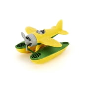Green Toys: Seaplane - Yellow - Floating Water & Bathtime Toy, Indoor & Outdoor, Spinning Propeller, Recycled Plastic, Kids & Toddler, Ages 1+