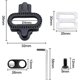 thumbnail image 5 of Pedales Spd Tacos De Pedales De Bicicleta Ciclismo Spd Mtb Pedal Spd Toe Clips Para Zapatos De Bicicleta De Montaña - Negro. Afortunado Sencillez, 5 of 5