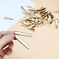 thumbnail image 5 of Juego de 100 pinzas para el pelo de cocodrilo de metal, planas, 4 cm, 5 of 5