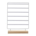 thumbnail image 3 of Segolike Earring Display Stand Jewelry Organizer Multipurpose, Hanging Jewelry Stand, Ear Stud Rack for Women Girl Dresser Home Vanity white, 3 of 8