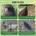 thumbnail image 5 of 4 Inch Green Angled Drainage Grate for Yard Drain, Sump Pump Discharge & Gutter Downspout - 17in Length, 5 of 6