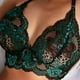 thumbnail image 5 of Gibobby Sujetador De Encaje Para Mujer Ropa Interior Sexy con Cuello En V para Mujer, Lencería Sexy, Ropa Interior con Cordón Sin Espalda De Lencería(Negro, M), 5 of 5