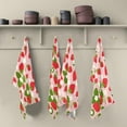 thumbnail image 5 of Coolnut Strawberry Cute Flower Kitchen Dish Towel Set,Drying Kitchen Towels Tea Towels Gift Set for Drying Cleaning Cooking Baking 1Pcs, 5 of 6