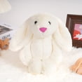 thumbnail image 2 of Guvpev 11.8" Bunny Stuffed Animal, Soft Rabbit Plush Toy with Long Ears, Cuddly Velvet-Soft Bunny Doll for Room Decor, Easter Basket Stuffer & Birthday Gift Ideal, 2 of 8
