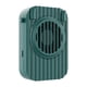 thumbnail image 2 of Ventilador portátil USB recargable de bolsillo - batería de 1200mAh, 3 velocidades, cordón y soporte de sobremesa, viento de 8 m/s, funcionamiento silencioso, blanco/verde/azul, 2 of 9