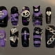 thumbnail image 3 of Pegatinas de uñas postizas con estampado de leopardo Sanrioed Hellokitty Y2K, estilo Harajuku, Parche de uñas de diamantes de imitación súper brillante, regalos de niña caliente, nuevo, 3 of 4