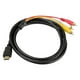 thumbnail image 3 of RCA, A 3 RCA Adaptador Convertidor Extractor de sonido Jacks Cord, 3 of 8