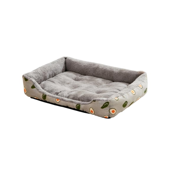 Winter-Warm Pet Bed, Cozy All-Season Dog and Cat Bed, Soft Velvet Fabric, Wetproof Base, Skidproof Bottom, Stylish Design for Small to Large Pets