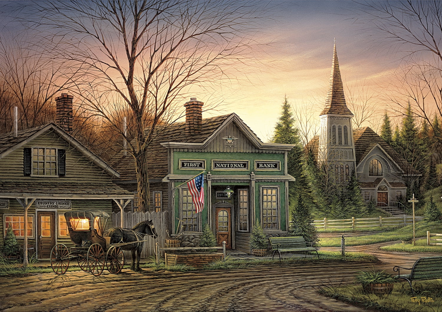 Buffalo Games Terry Redlin - Office Hours 500 Pieces Jigsaw Puzzle