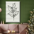thumbnail image 6 of Evergreen Ink I - Framed Gallery Wrapped Holiday Canvas - 25 x 37 - White Frame, 6 of 8