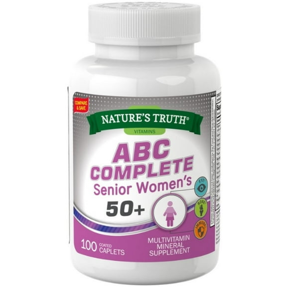 Nature's Truth ABC Complete Senior Women's 50 , 100 ea (Pack of 2)