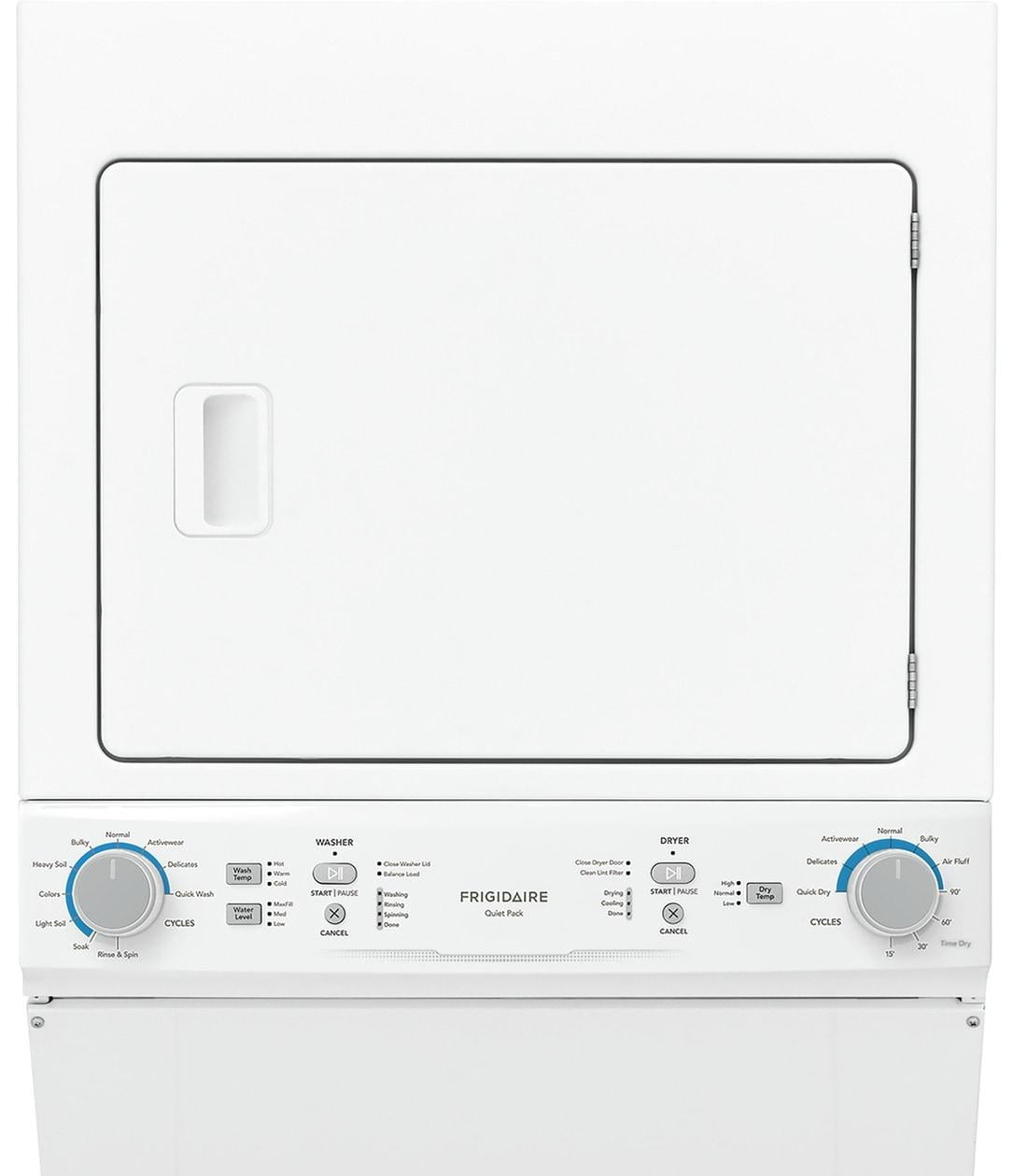 Frigidaire 5.5 Cu. Ft. 120 V White Electric Washer & Dryer