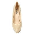 thumbnail image 4 of Wild Rose BA68 Women Patent Leatherette  Pointy Toe Platform Stiletto Heel Pump, 4 of 6