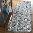 thumbnail image 2 of SAFAVIEH Montauk Garland Geometric Area Rug, Black/Ivory, 8' x 10', 2 of 7