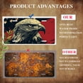 thumbnail image 5 of Patriotic Bald Eagle Close up Front License Plate, Funny Standard Plates Personalized Novelty Decorative For Men/Women/Boys/Girls Car 6×12 Inch, 5 of 7