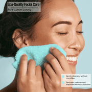 Living Fashions Luxurious Washcloths - Set of 12 - Size 13 x 13 - Absorbent and Soft Cotton Wash Cloth for Body and Face
