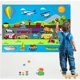 thumbnail image 2 of Juego de tablero de fieltro para enseñanza, 5cs, animales preescolares, insectos, abeja, mariposa, libélula, Kit de juego de aprendizaje temprano para contar historias, pared, 2 of 5