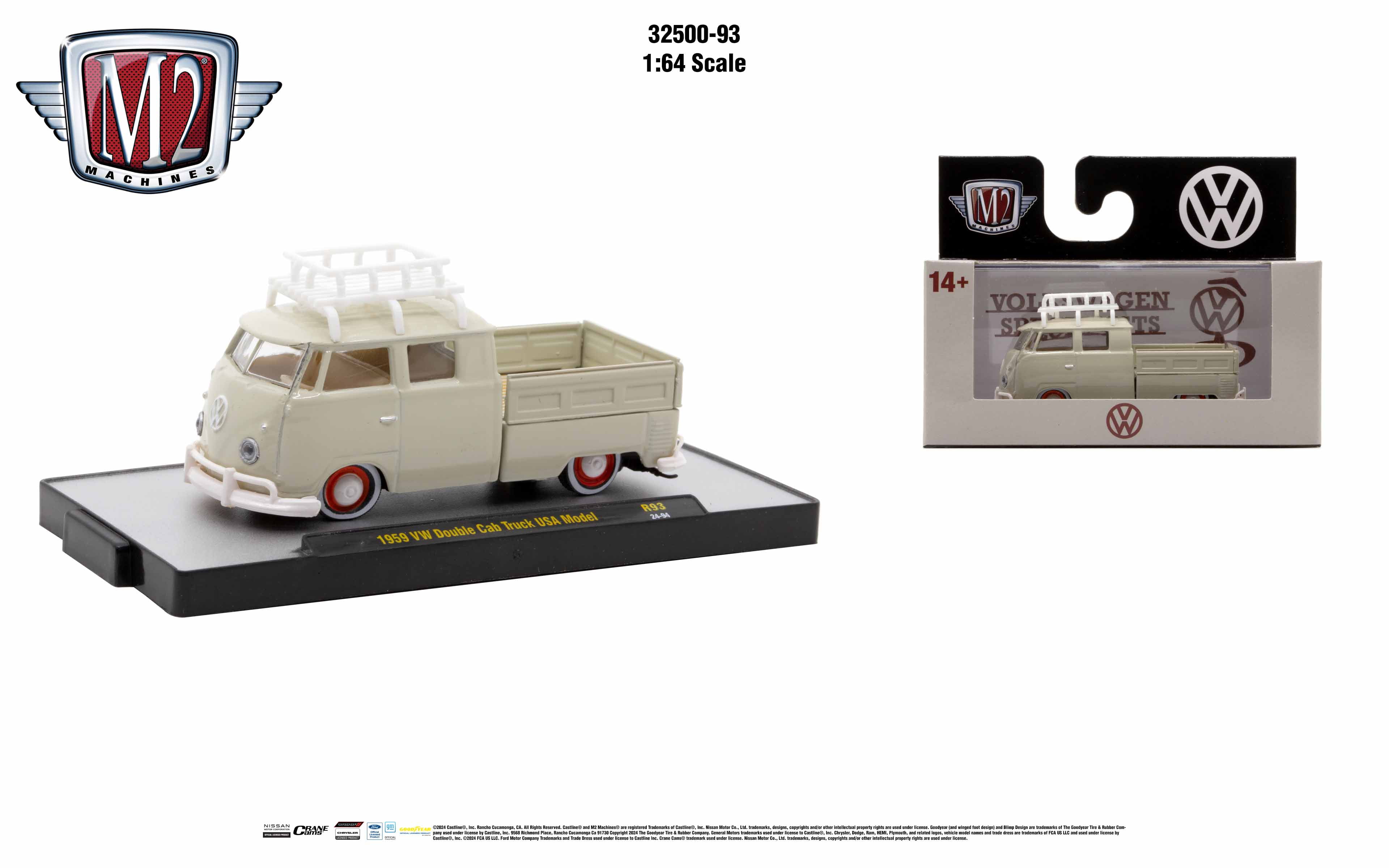 M2 Machines 2021 Fun Lines Exclusive Pink Lemonade - 1960 VW