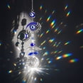 thumbnail image 7 of Cheapark Evil Eye Crystal Suncatcher Pendant, Window Balcony Garden Wall Hanging Ornament for Home Festival & Gifting Decor, 14.96in, 1 Pack, 7 of 7
