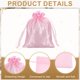 thumbnail image 3 of Bolsas de Satén Uxcell con Cierre de Cordón, Bolsa de Favor de Boda Mini Bolsa de Empaque de Regalo para Cumpleaños Navidad Joyería Fiesta Rosa 6x8 Pulgadas, 3 of 7