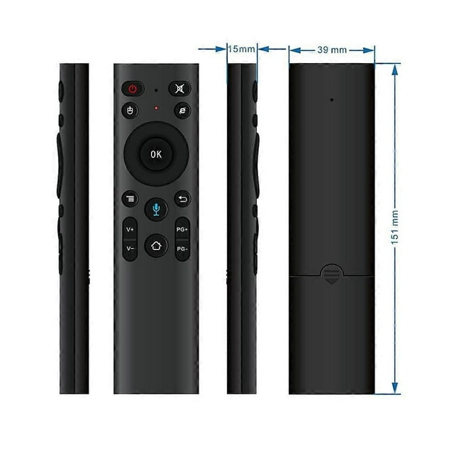 Q5+ Air Mouse Bluetooth Voice Remote Control for Smart TV Android Box