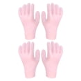 thumbnail image 2 of Tnobhg 2 Pairs Moisturizing Gloves Waterproof Reusable Leakproof Elastic Repairing Softening Dry Cracked Hands Women Lotion Gel Spa Gloves, 2 of 8