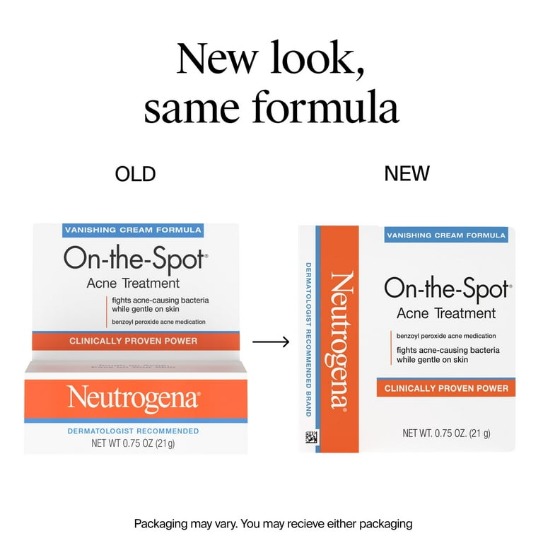 Neutrogena On-The-Spot Acne Spot Treatment. Benzoyl Peroxide 10