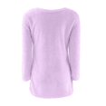 thumbnail image 4 of LIJCC Chandail à Manches Longues Surdimensionné pour Filles, Col Rond, Tricot Douillet, Chaud et Confortable, Ample, Moelleux, Mode Décontractée, Automne, 4 of 4