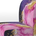 thumbnail image 4 of Designart "Modern Fluid Marble Effect In Purple" Upholstered Modern & Contemporary Accent Chair and Fractals Arm Chair - Multiple Color & Pattern, 4 of 7