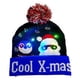 thumbnail image 1 of Gorro navideño iluminado, gorro navideño con luces Led para adultos, suministros para fiestas de Año Nuevo y Navidad, 1 of 5