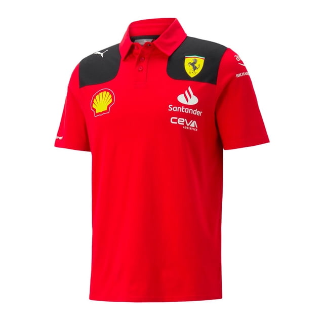Playera Puma Sf Team Polo Para Hombre Color Rojo Modelo 76341701