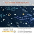 thumbnail image 7 of Sonive 7 Pieces Full/Queen Size Kids Comforter Sets, Hotel Collection for All Season, Advanced Digital Printing, Super Soft and Fluffy (Space Ship, Full/Queen), 7 of 7