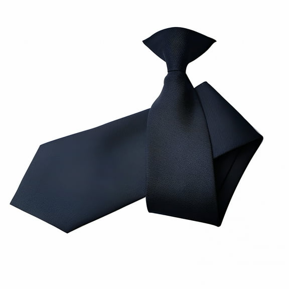 TELOLY 2Pcs Clip on Ties for Men Solid Color Men'S Tie Men'S Clip on Tie Men'S Clip on Necktie Pretied Men'S Button Ties