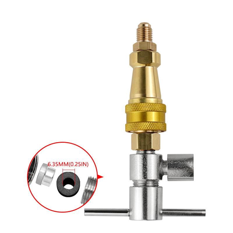 Solace 1/4 inch Fridge Quick Connector Accessories Sturdy Wear Resistance High Hardness 7.9x13.2cm
