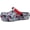 Grey & Red, variant on Men’s Clogs, Clogs for Men with Adjustable Back Strap, Graphic Garden Shoes, Slip On Beach Sandals, Lightweight Outdoor Water Shoes, Sizes 7-15