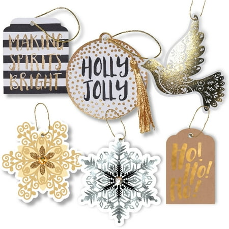 Tags Christmas Tags - Jillson & Roberts Gift Tag Assortment, Christmas Designs (24 Tags)