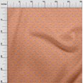 thumbnail image 3 of oneOone Cotton Cambric Orange Fabric Christmas Quilting Supplies Print Sewing Fabric By The Yard 56 Inch Wide, 3 of 5