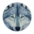 thumbnail image 2 of JEUXUS  Wolf Fitted Round Table Cloth, Wolf Portrait with Beautiful Gaze Print Large Elastic Edged Polyester Table Cover, Fit Round Tables up Diameter, for Outdoor Indoor Use, 2 of 7
