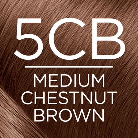 L'oreal paris excellence crme permanent triple protection hair color, 5cb medium chestnut brown, 2 pack