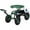 Green With Handle, variant on Biotree Rolling Garden Cart with Seat, 360°Swivel Seat & Adjustable Height ,330lbs Load Capacity, Wagon Scooter with Storage Bracket and Tool Tray, Suitable for Patio Yard,Green