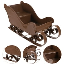 ELAYARD Christmas Sleigh Decoration Light Brown 1Set