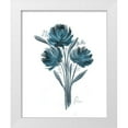 thumbnail image 1 of Murdock, Ramona 26x32 White Modern Wood Framed Museum Art Print Titled - Teal Bouquet II, 1 of 4