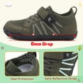 thumbnail image 4 of Barerun Kids Shoes Girls Boys Breathable Sneakers Flats,Wide,Anti-Slip,Anti-collision Toe Cap,Green,1 Big Kid, 4 of 9