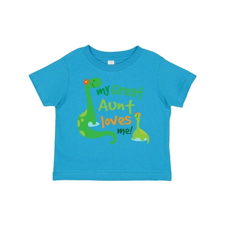 

Inktastic My Great Aunt Loves Me Gift Toddler Boy Girl T-Shirt