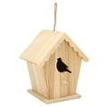 thumbnail image 4 of Crafting Birdhouse, Casas de Madera para Pájaros de Madera, Casa de Pájaros, Casa de Pájaros Duradera para Jardín para Interiores para Al Aire Libre para Casa, 4 of 7